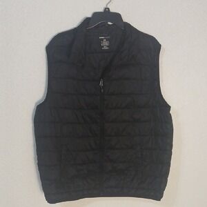 Swiss Tech Men's Black Quilted Vest